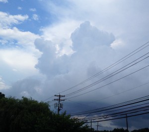 Towering cumulonimbus 