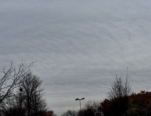 Altostratus ahead of today's cold front 
