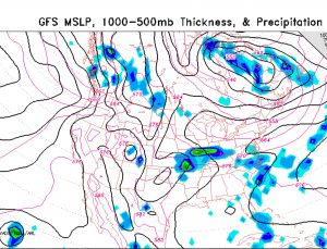 GFS forecast Sunday 2 pm 