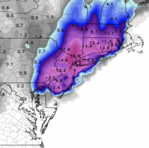 Philly Snowstorm totals remaining