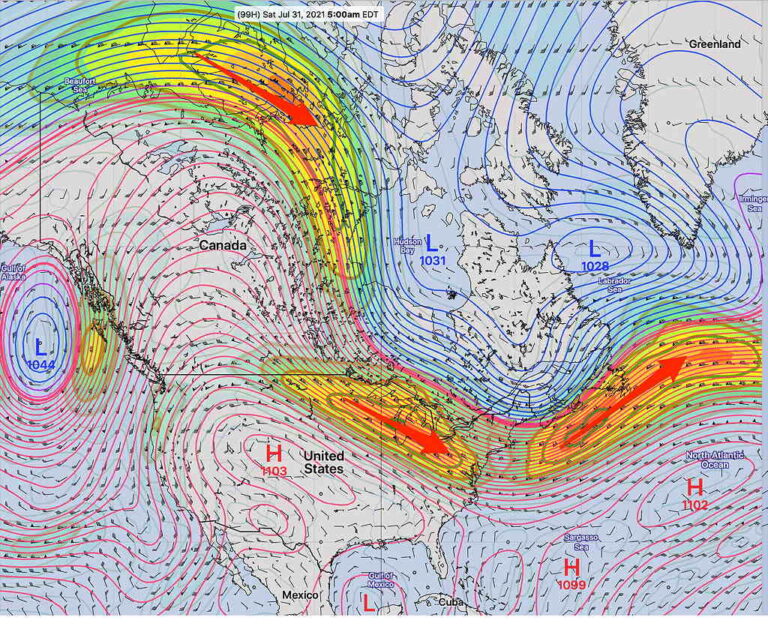 Jet Streak Entrance and Exit Regions | Philadelphia Weekend Weather ...